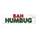 Bah Humbug bumper stickers