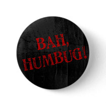 Bah Humbug Pinback Button