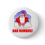 Bah Humbug Button