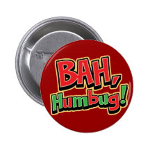 Bah Humbug  Button