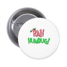 Bah Humbug Buttons