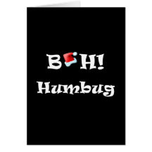 Bah! Humbug Christmas Card