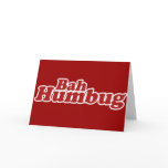 Bah Humbug Christmas Scrooge cards