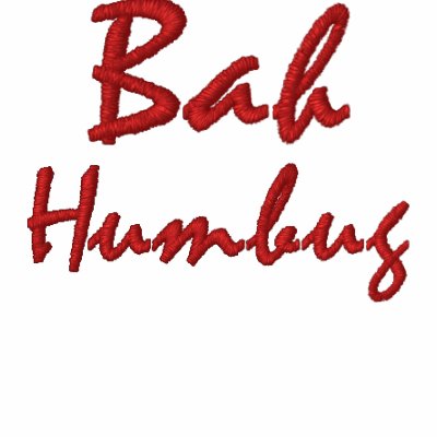 Bah, Humbug Embroidered Shirt by EmbroideredGifts4You
