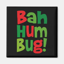 Bah Humbug Fridge Magnet