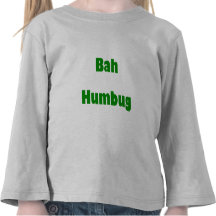Bah Humbug (green) T-shirts