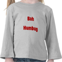 Bah Humbug (red) Tshirt