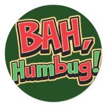 Bah Humbug Stickers