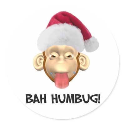 Bah Humbug stickers by holiday_tshirts