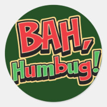 Bah Humbug Stickers
