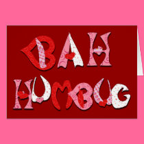 Bah Humbug Valentine cards