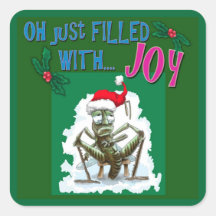Bah Humbug with miserable grasshopper Sticker
