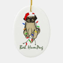 Bah HumPug Ornaments