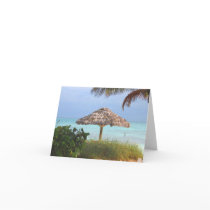 Bahama Beach Paradise Note Card