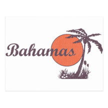 Bahama Worn Retro Postcards