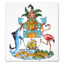 Bahamas Coat Of Arms Photo Art