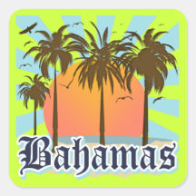 Bahamas Islands Beaches Sticker