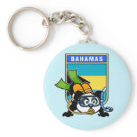 Bahamas Scuba Panda keychains