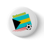 Bahamas Soccer Team Buttons
