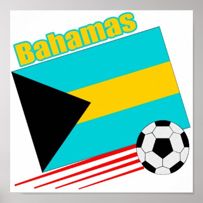 Bahamas Soccer Team Posters by worldwidesoccer