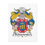 Bahamonde Family Crest Postcard