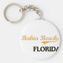 Bahia Beach Florida Classic Keychains