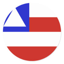 Bahia, Brazil flag Round Sticker