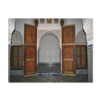 Bahia palace ...a door post card