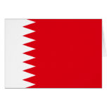 Bahrain Flag Greeting Card