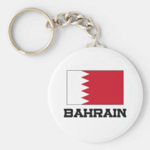 Bahrain Flag Keychain