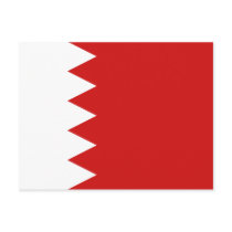 Bahrain Flag Postcard