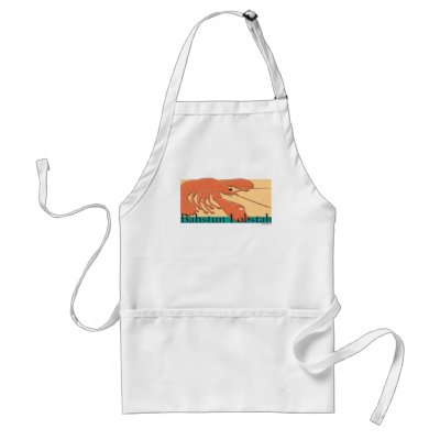 Bahstun Lobstah Aprons by VisPer