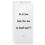 Bail Me Out rack cards