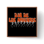 Bailando Para Dia De Los Muertos Button