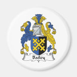 Bailey Family Crest Fridge Magnet