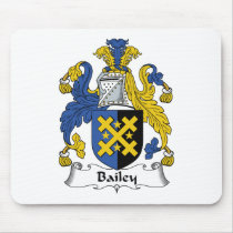 Bailey Family Crest Mouse Mats