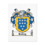 Bailey Family Crest Post Cards