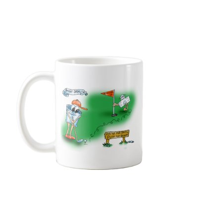 Bailout Open - Golf Coffee Mugs by bailoutthis