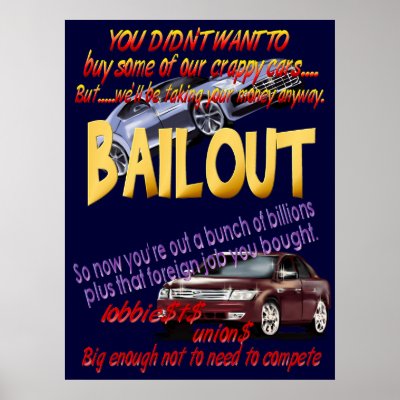 BAILOUT Poster by Lotacats