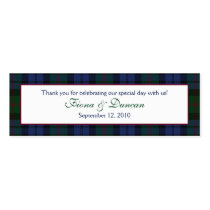Baird Tartan Favour Tag