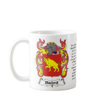 Baird, the History, the Meaning and the Crest Mug