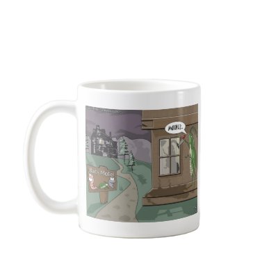 Baits Motel Funny Fishing Cartoon Gifts & Tees Coffee Mug by beardiethor123