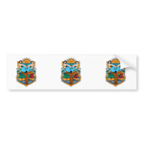 Baja California, Mexico flag Bumper Stickers