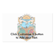 Baja California, Mexico flag Business Cards