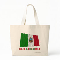 Baja California Waving Unofficial Flag Tote Bag