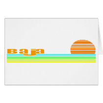 Baja Greeting Card