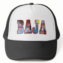 Baja postcard hat
