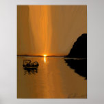 Baja Sunset - Freehand v2 posters