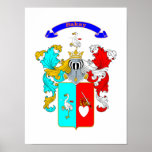 Bakay family Hungarian Coat of Arms 11x15 poster