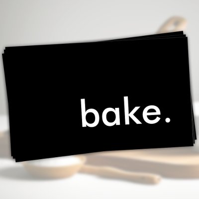 bake. business card template by asyrum